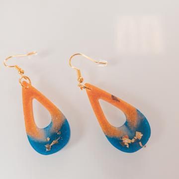 Resin Teardrop Earrings
