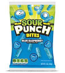 Sour Punch Blue Raspberry Bites