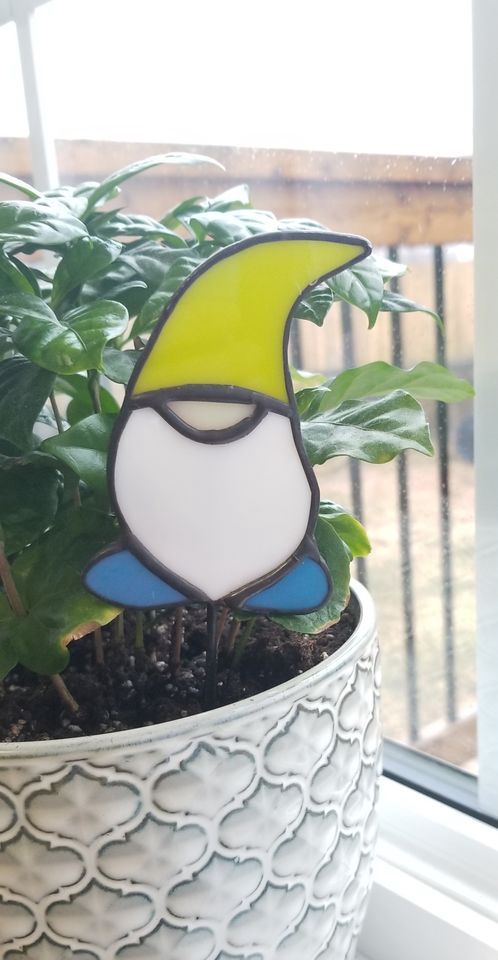 Stained Glass Plant Stakes