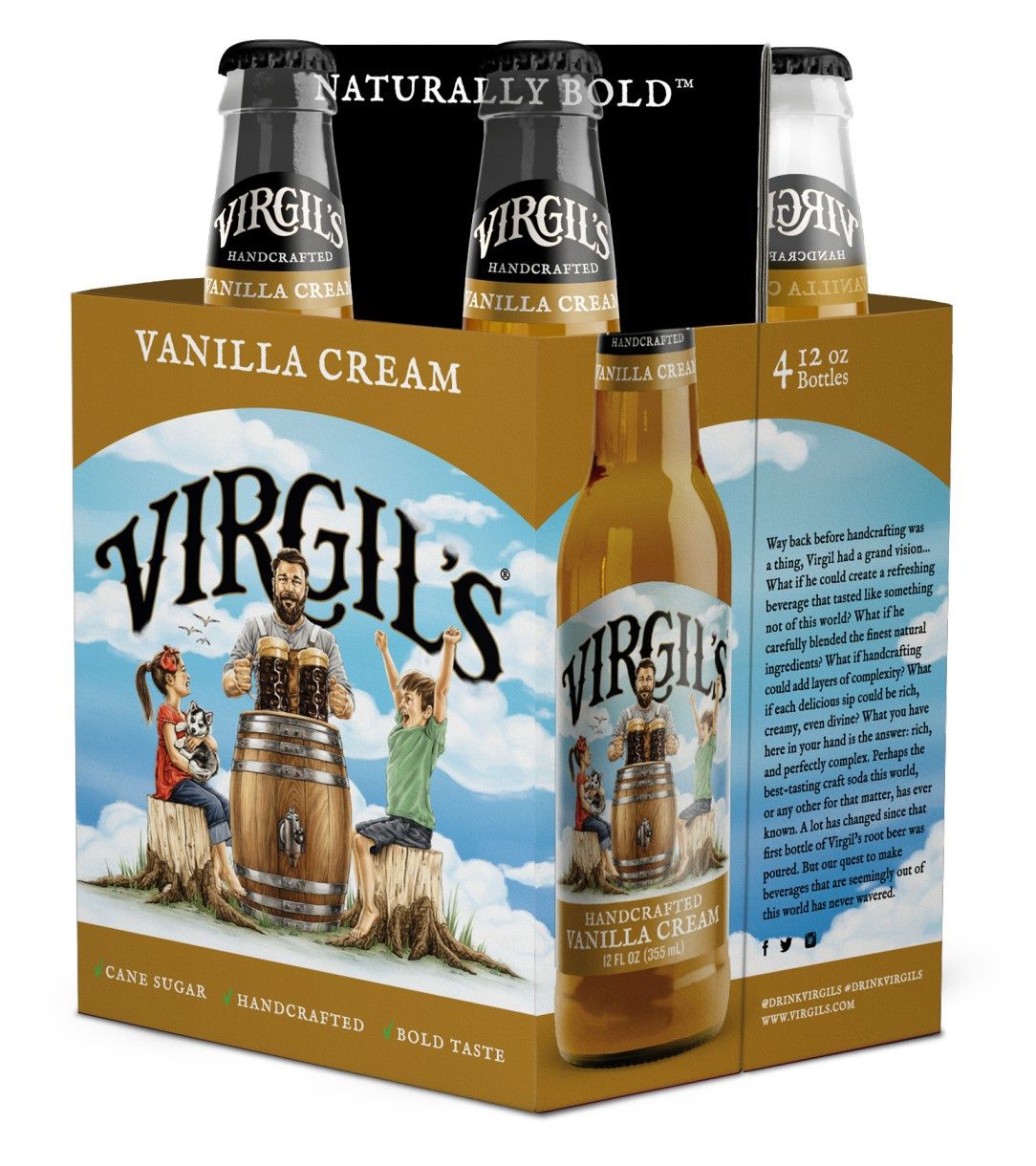 Vanilla Cream Soda 4pk