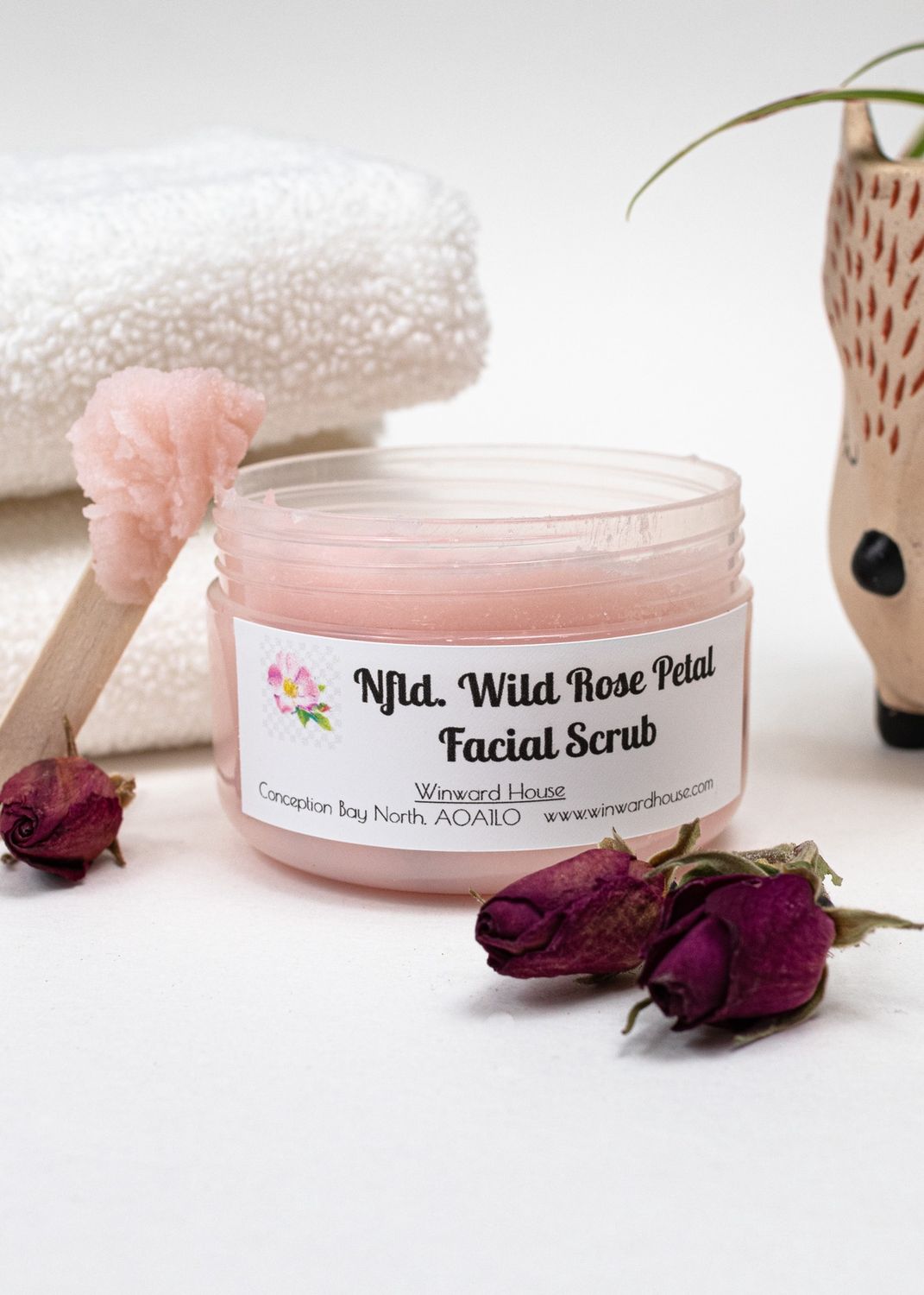 Newfoundland Wild Rose Organic Sugar Scrub