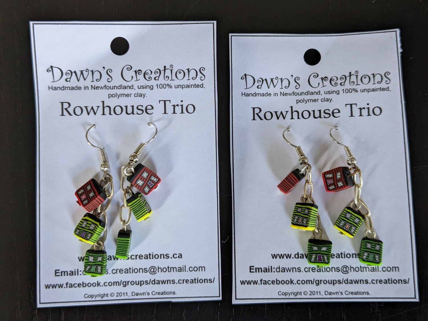 Dawn's Triple Earrings