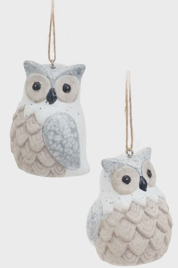 Ceramic Owl Ornament