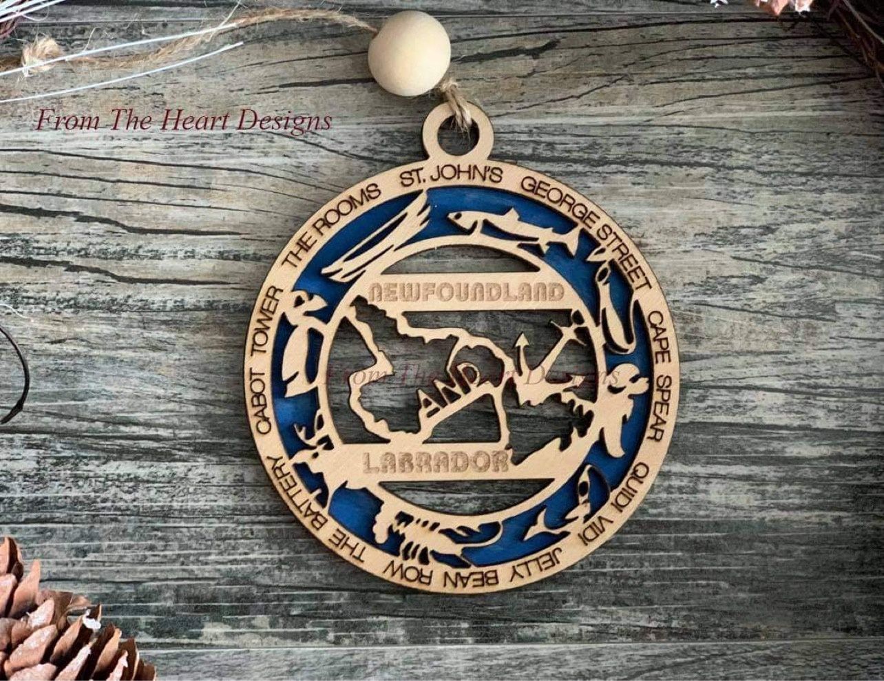 Laser Cut NL Ornament