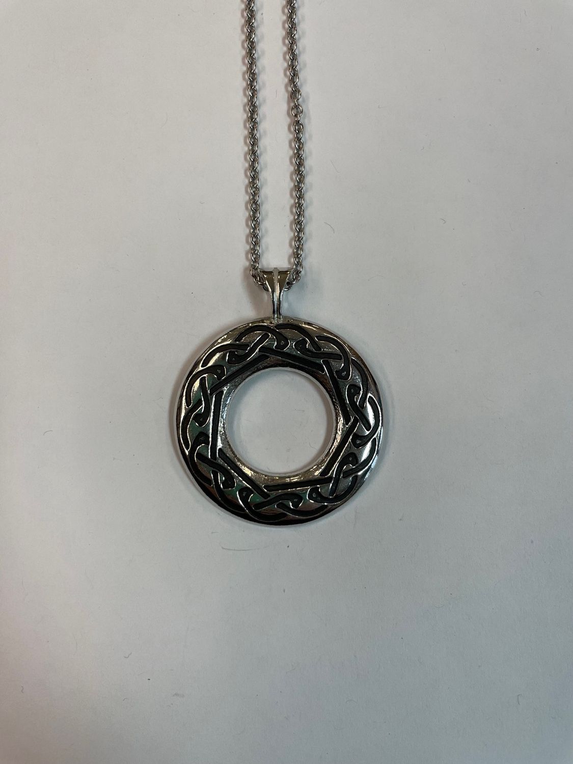 Celtic Knot Eclipse Pendant