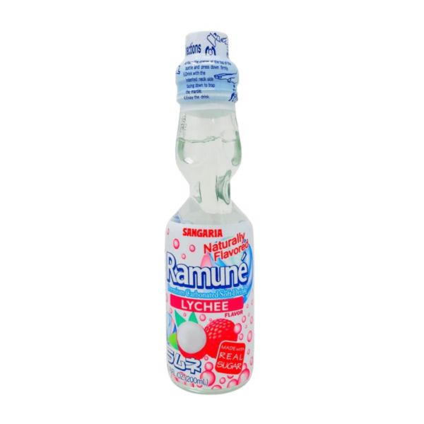Shirakiku and Sangaria Ramune Sodas, Flavour: Sangaria Lychee