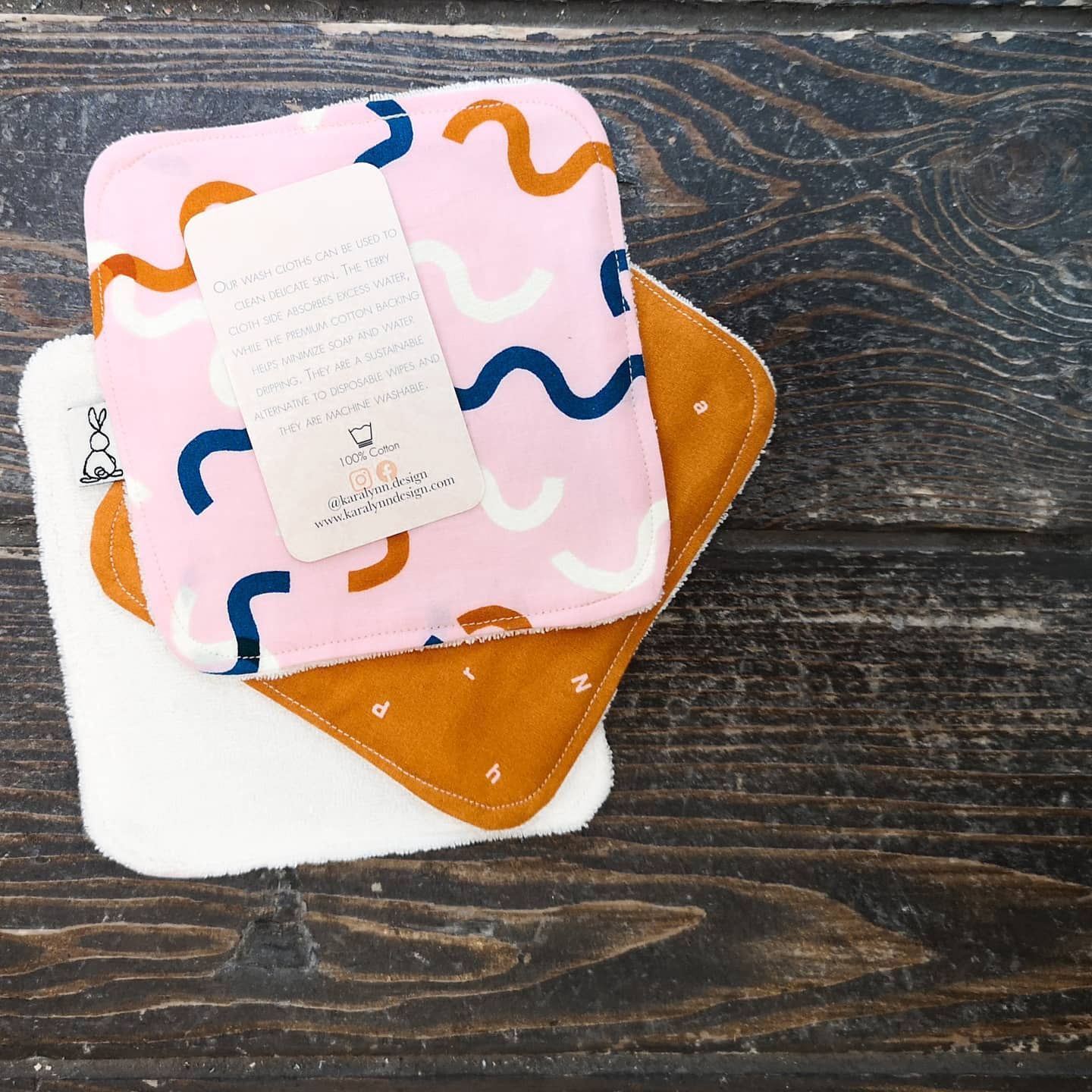 Baby Washcloth Set of 3
