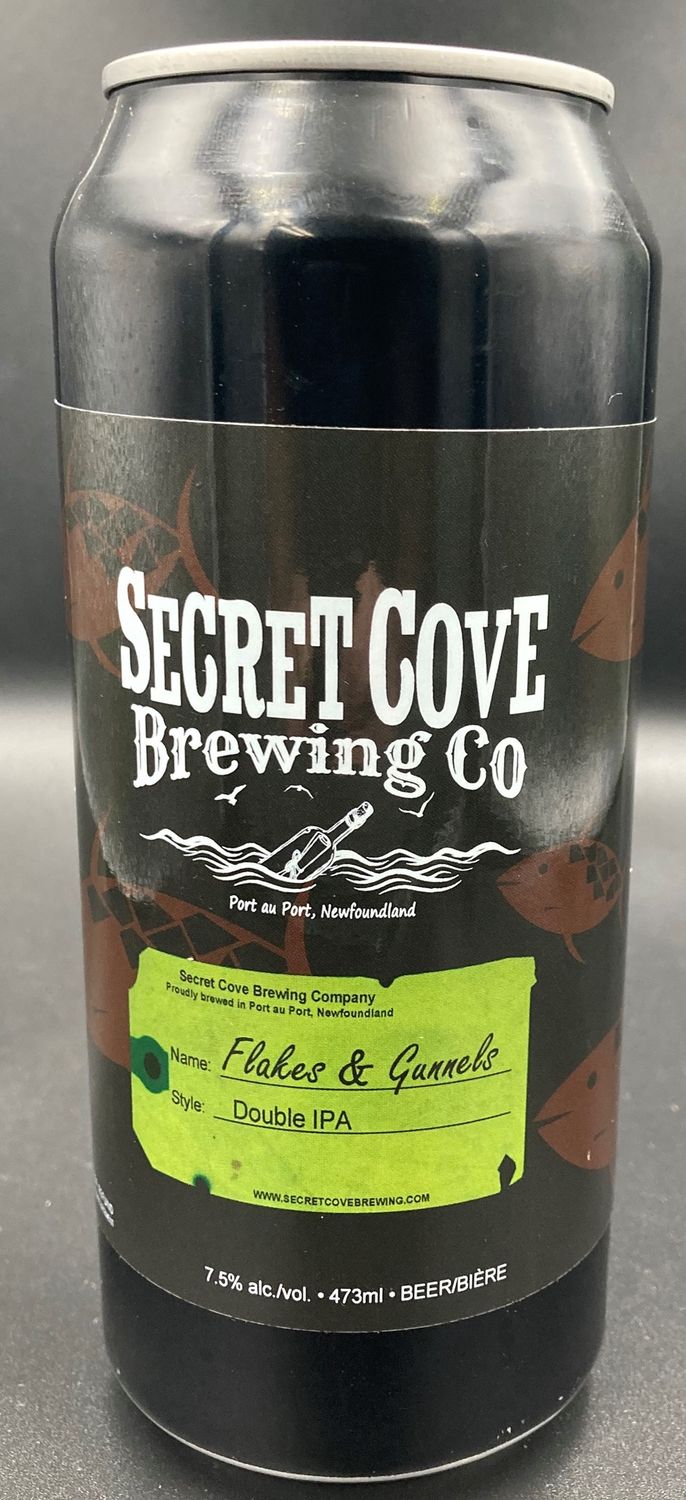 Secret Cove Brewing Co, Flavour: Flakes &amp; Gunnels Double IPA