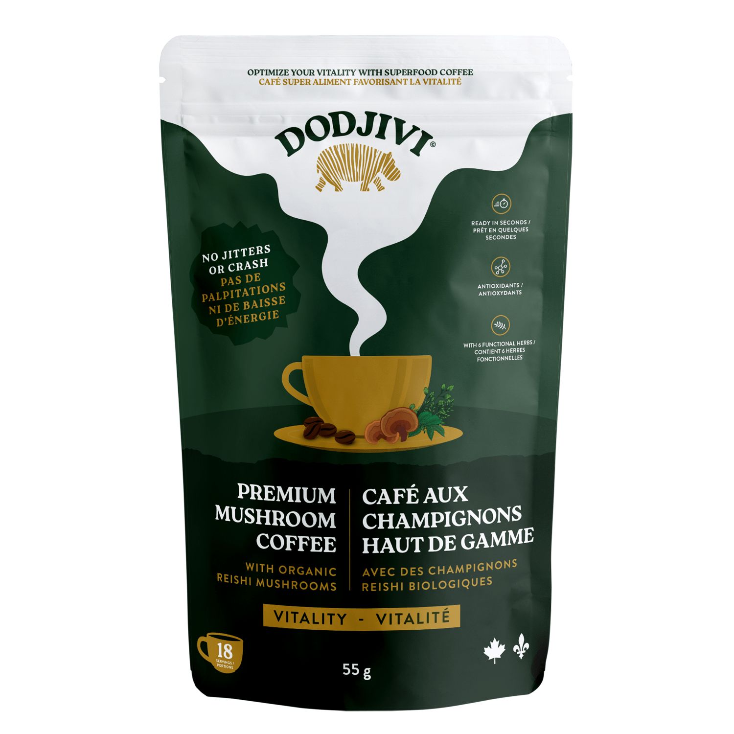 Mushroom Coffee, Flavour: Vitality