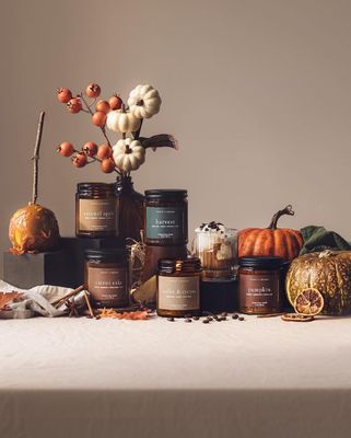 Forest &amp; Brooks Fall Candles 8oz