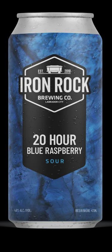 Iron Rock Brewing Co. 473ml, Type: 20 Hour Blue Raspberry Sour