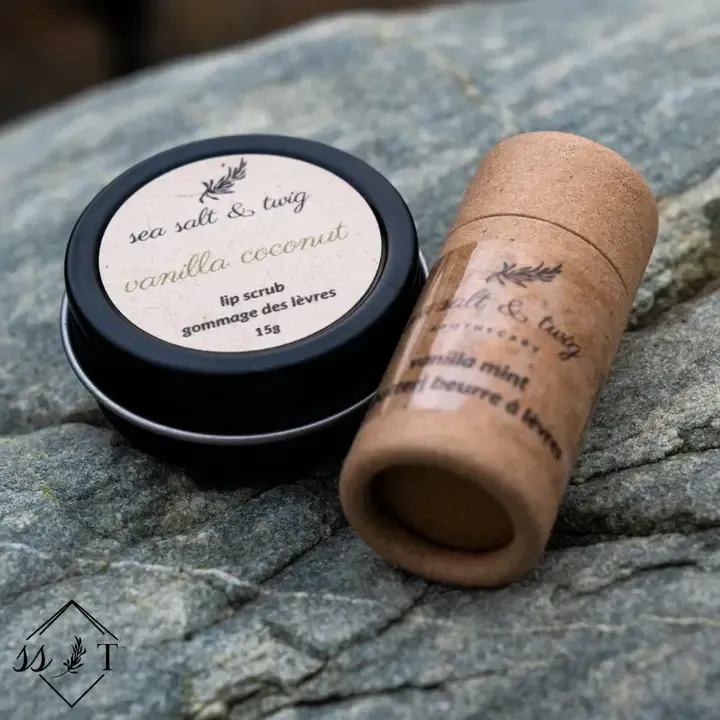 Nourished Lip Kits, Flavour: Frankincense Vanilla / Vanilla Coconut
