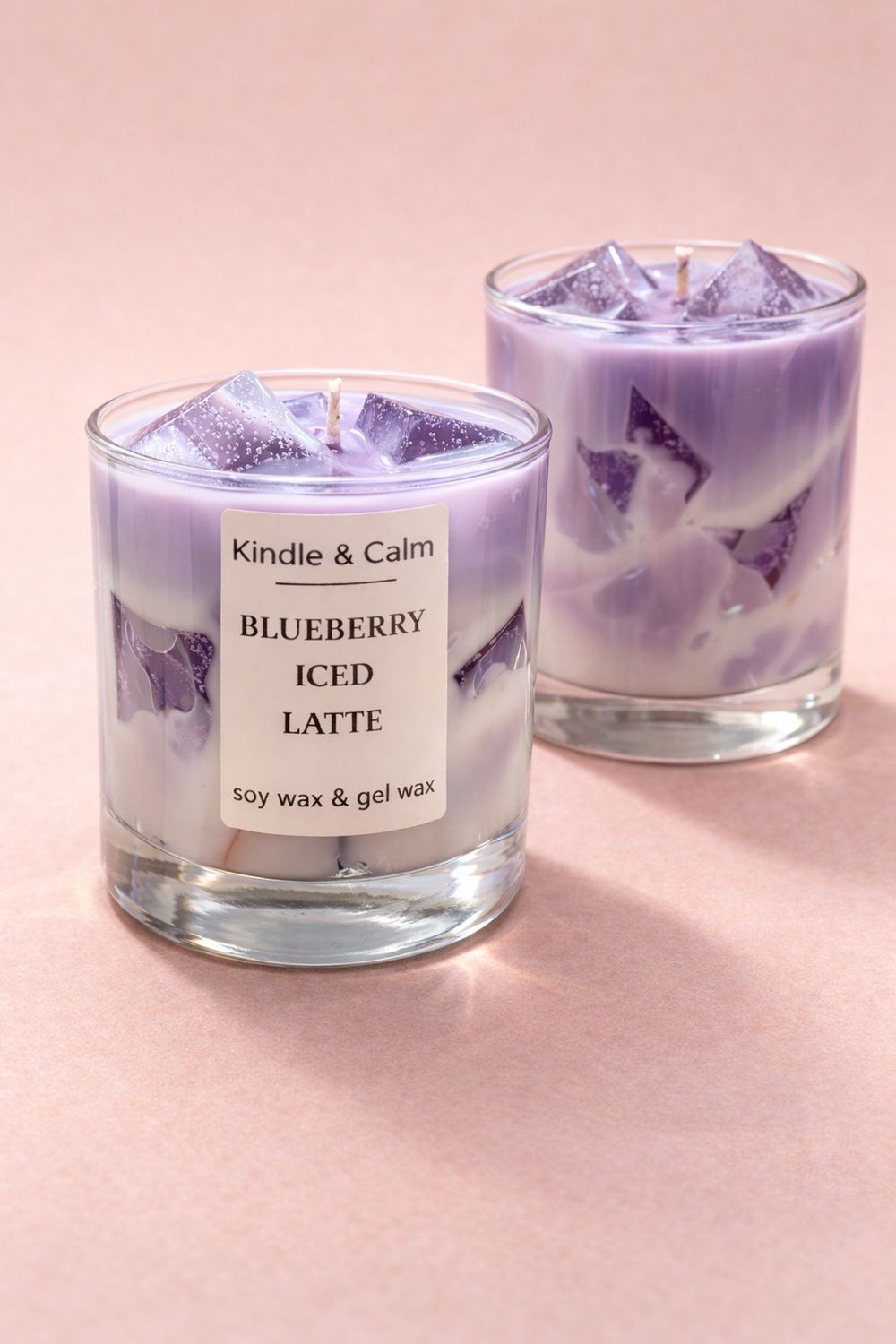 Kindle &amp; Calm Candles, scent: Blueberry