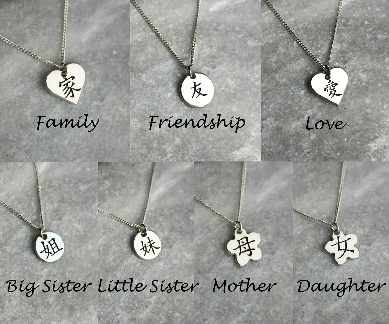 redrain 3pcs Women Family Jewelry Stainless Steel Mother Daughter Pendant  Necklace - Mom Big Sister Middle Sister Little Sister in 2024 | Mother  daughter necklaces set, Family jewellery, Mother daughter pendants
