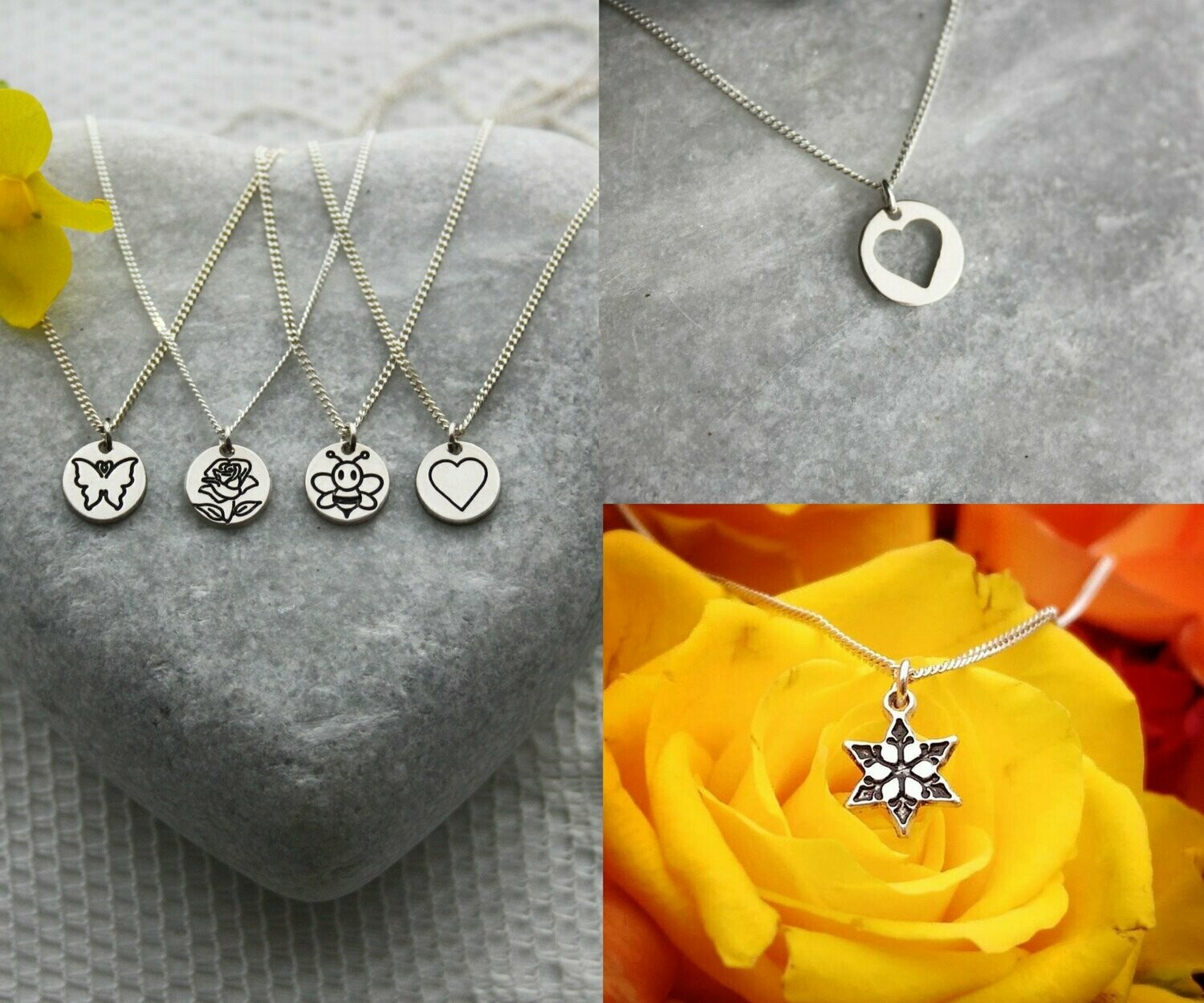 Dainty Sterling Silver Necklaces