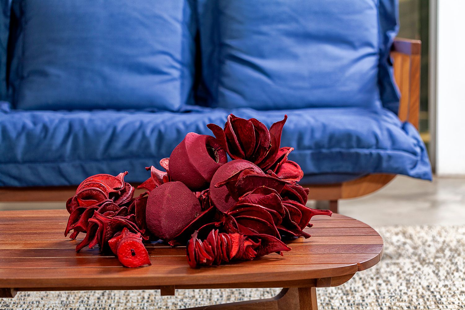 Elephant Ear Sculpture with Red Sapucaia