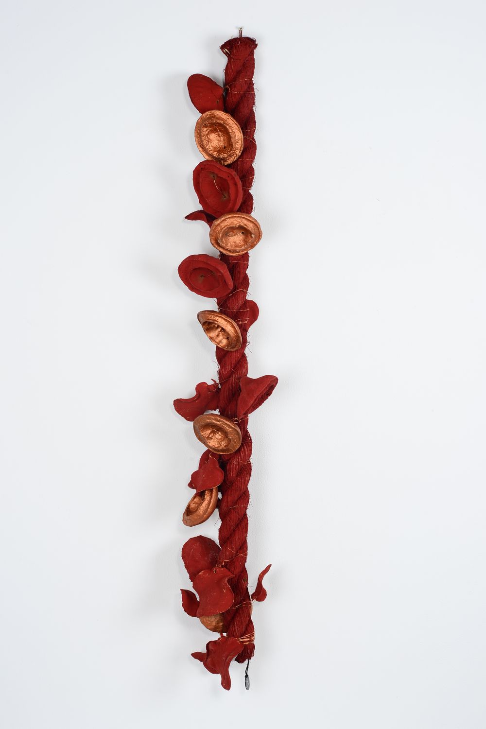 Large Pigment Object with Red Chapeuzinho Lid and Copper Detail