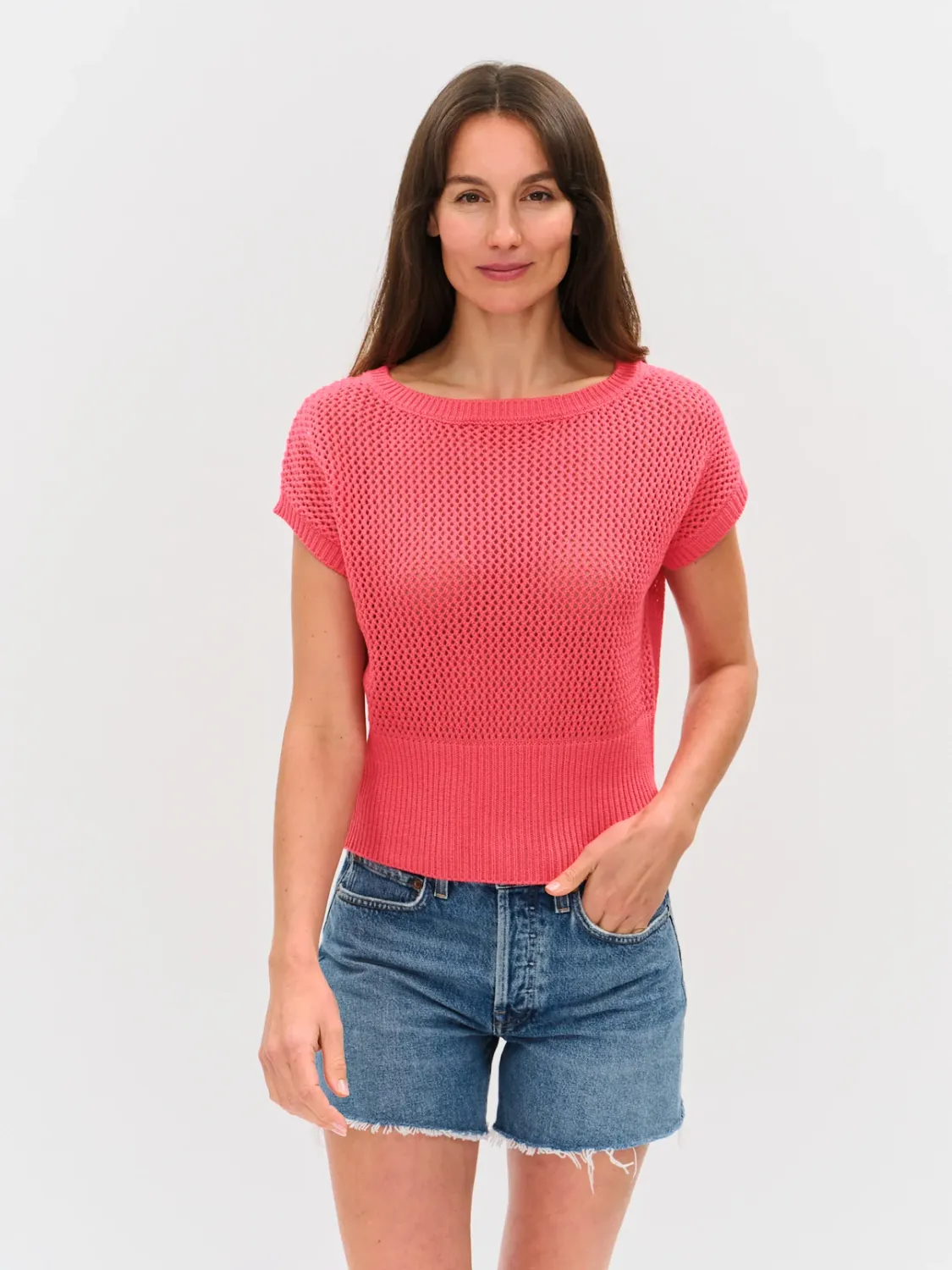 PINK LEMONADE CROCHET TANK