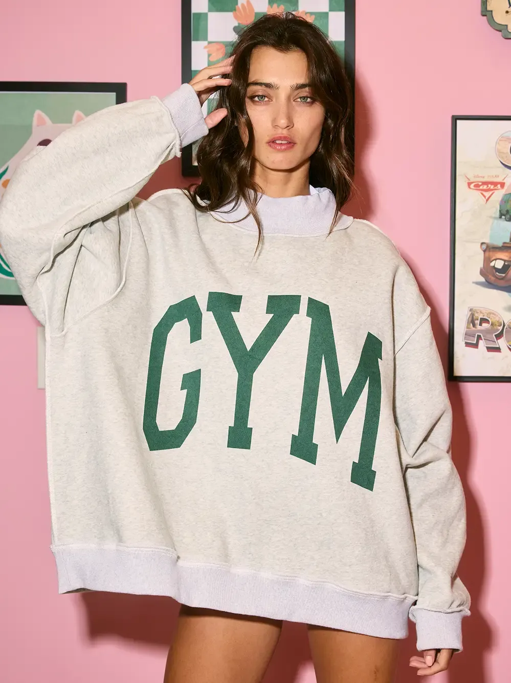 REVERSIBLE MOCKNECK GYM/BED