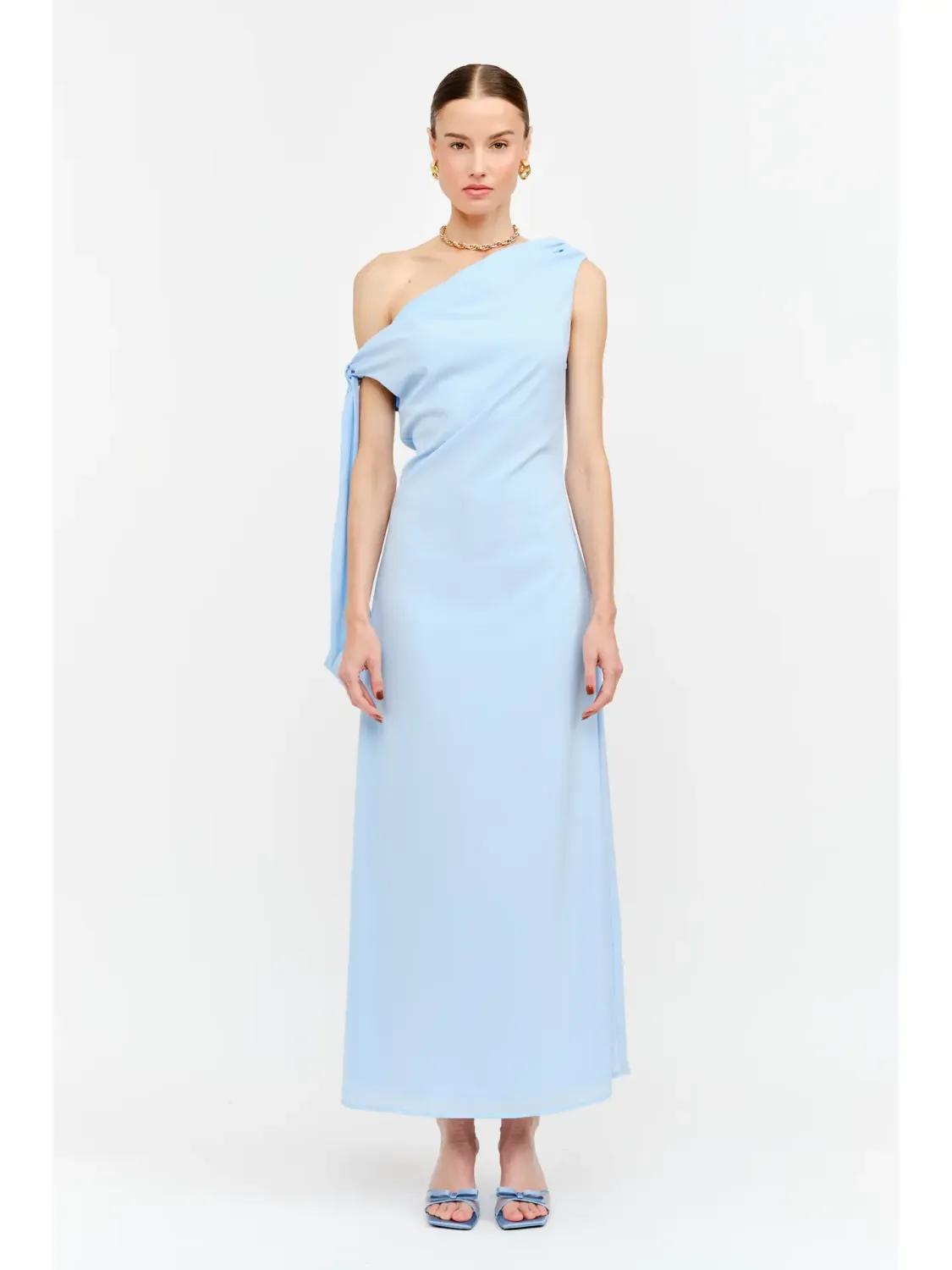 REMIE SHOULDER TIE DRESS