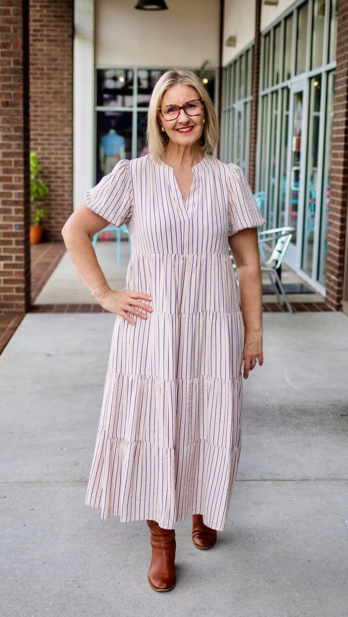 KINSLEY STRIPE DRESS