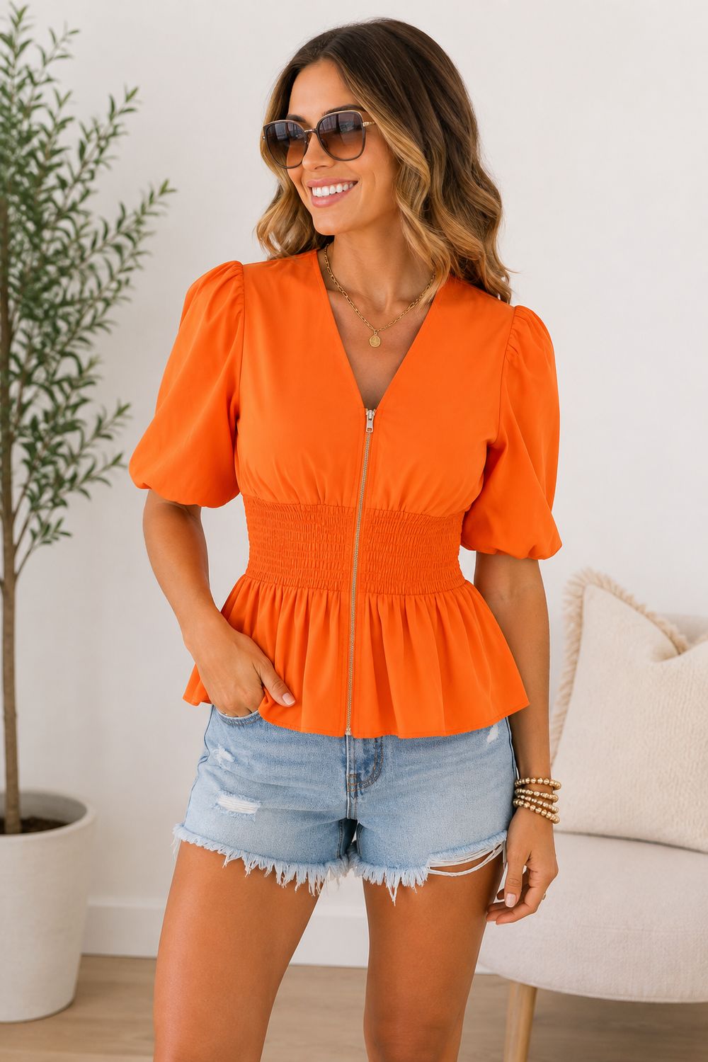 ZIP UP AND WIN TOP