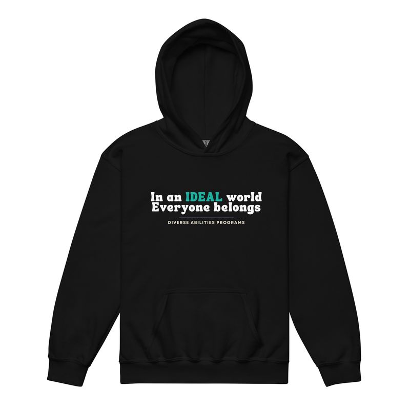 IDEAL Inclusion Youth Hoodie – Dark Colours IDEAL Inclusion Youth Hoodie – Dark Colours