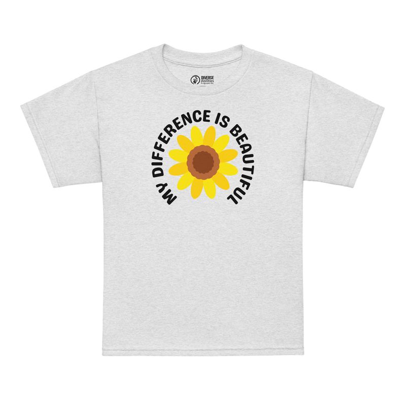 My Difference Is Beautiful Youth Tee – Light Colours My Difference Is Beautiful Youth Tee – Light Colours