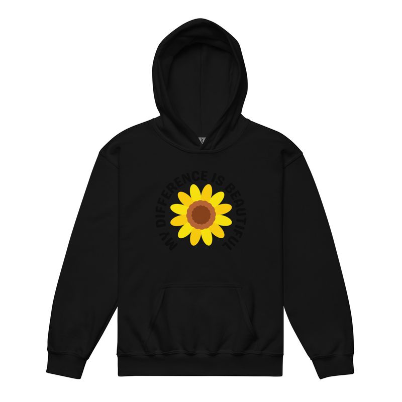 My Difference Is Beautiful Youth Hoodie – Light Colours My Difference Is Beautiful Youth Hoodie – Light Colours