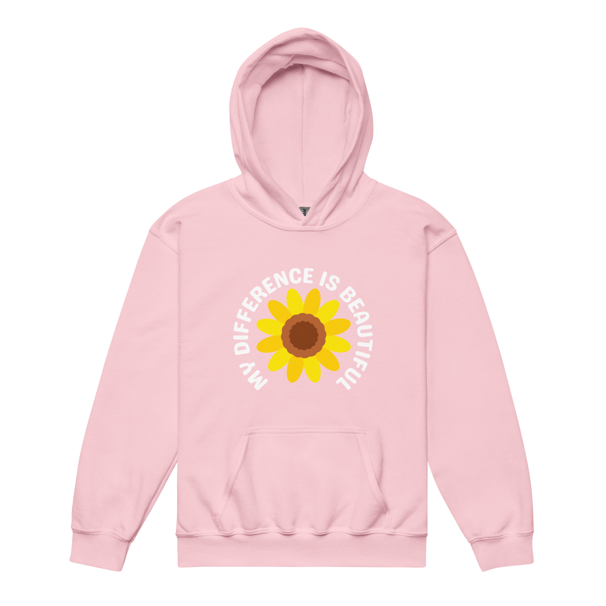 My Difference Is Beautiful Youth Hoodie – Dark Colours