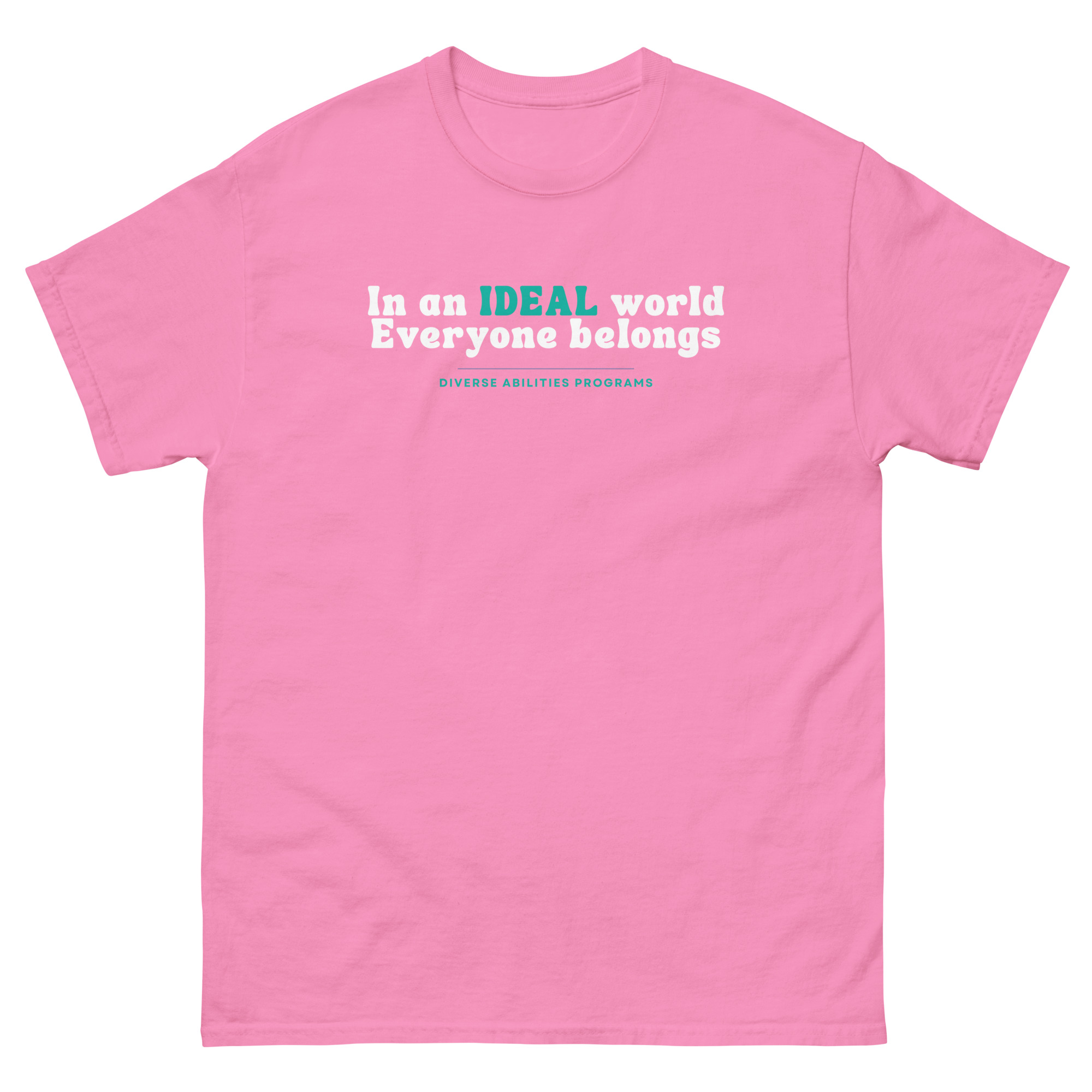 IDEAL Inclusion Tee – Dark Colours (Unisex S–5XL)