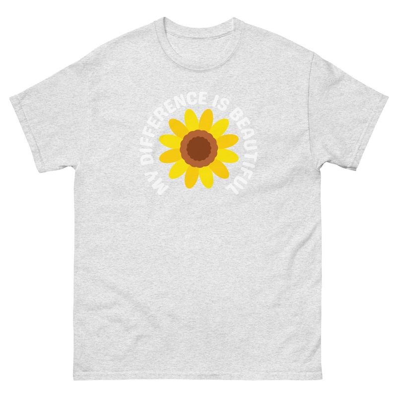 My Difference Is Beautiful Black White Tee – Disability Awareness Shirt Unisex My Difference Is Beautiful Black White Tee – Disability Awareness Shirt Unisex