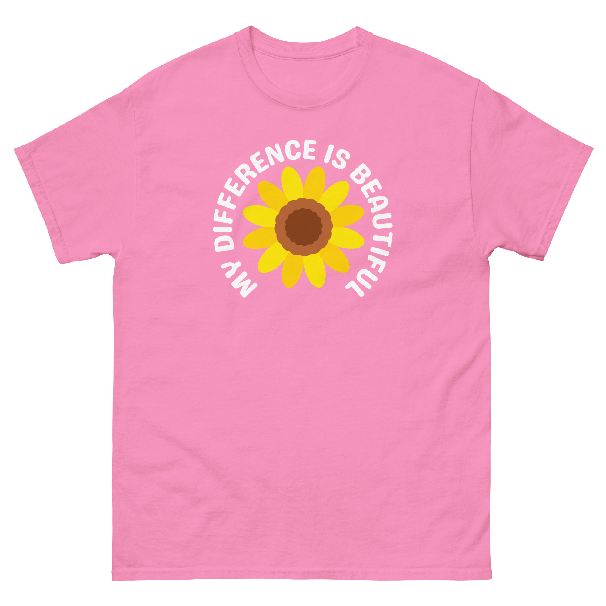 My Difference Is Beautiful Black White Tee – Disability Awareness Shirt Unisex