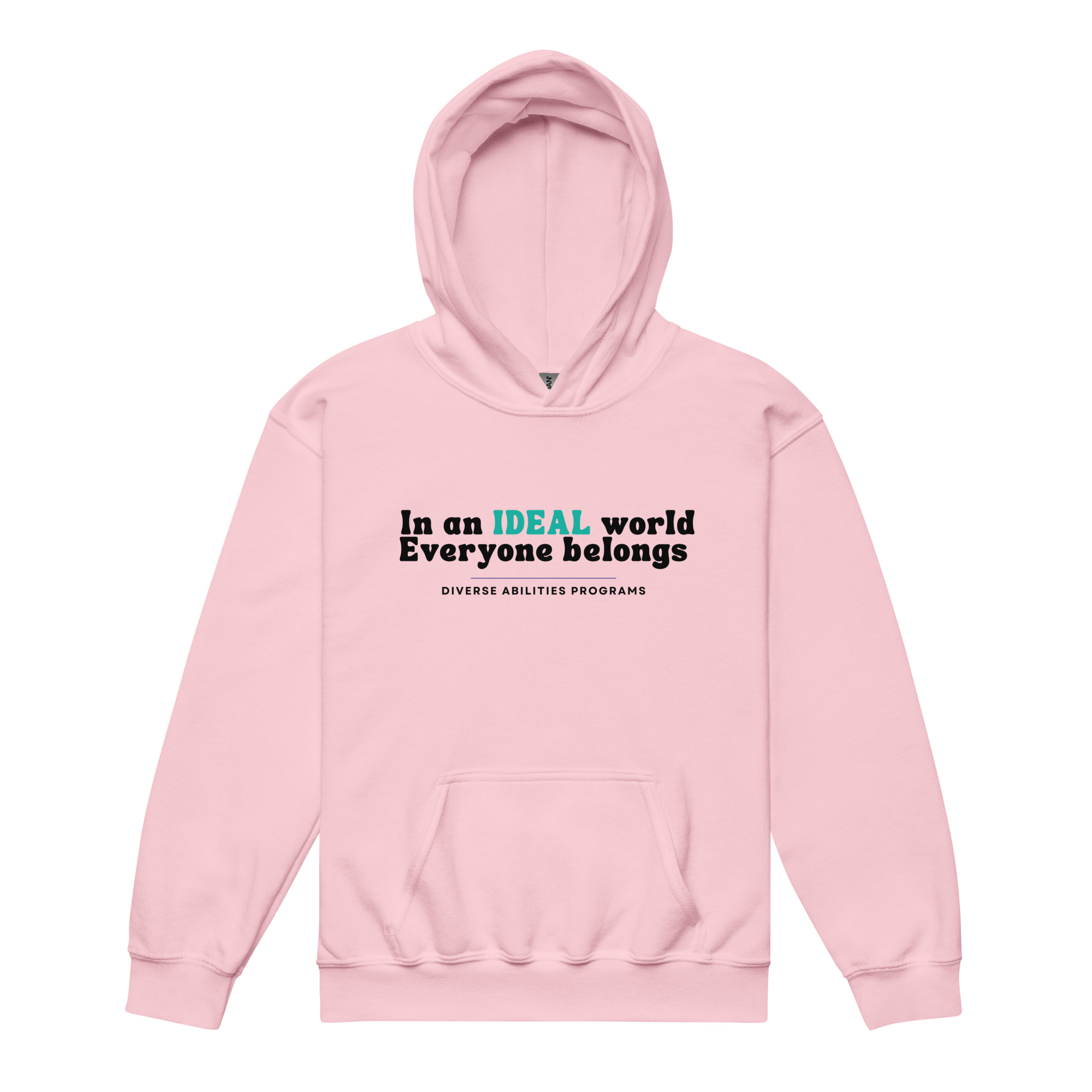 IDEAL Inclusion Youth Hoodie – Light Colour