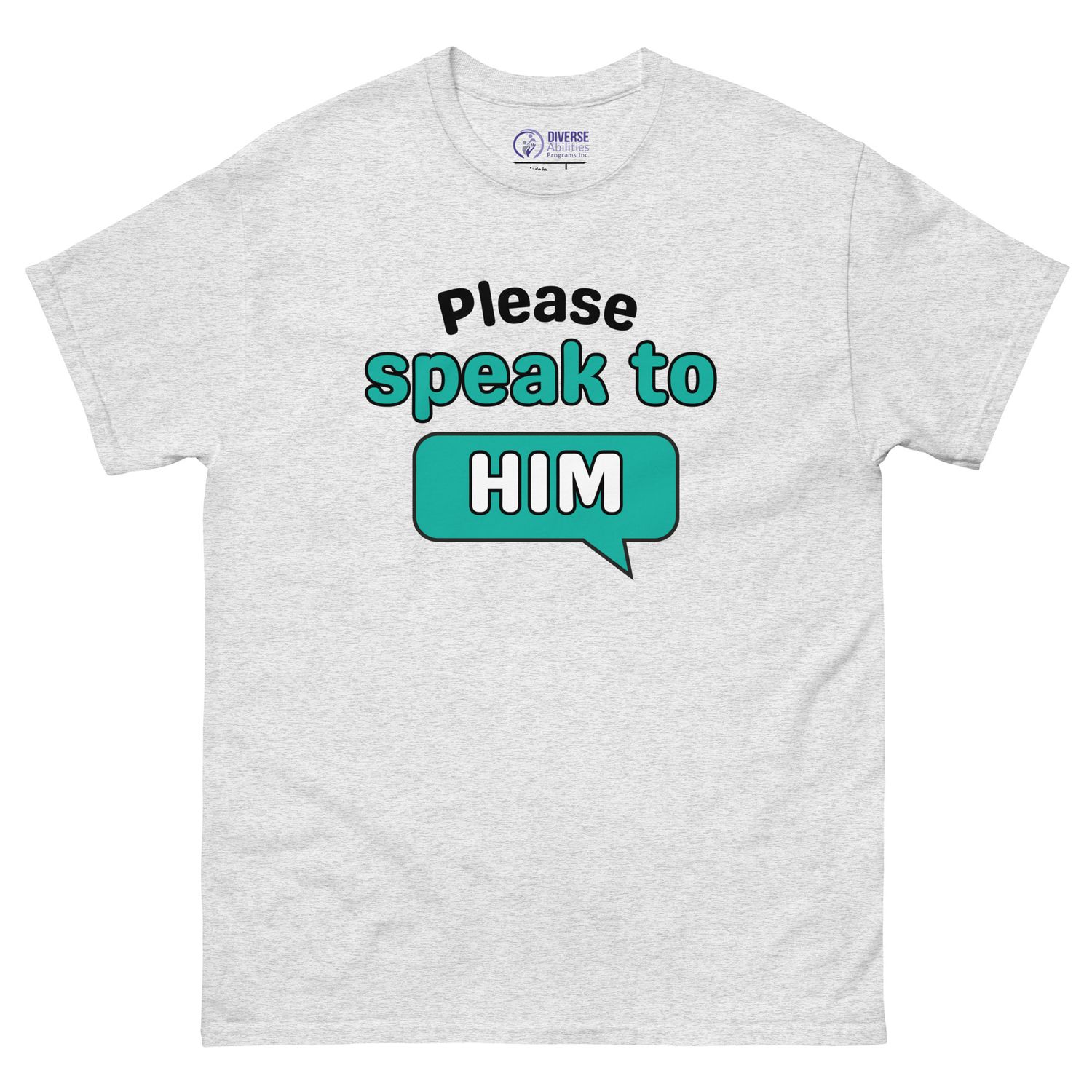 Please Say Hello to HIM – Inclusion Awareness Tee (Light, Unisex S–5XL) Please Say Hello to HIM – Inclusion Awareness Tee (Light, Unisex S–5XL)