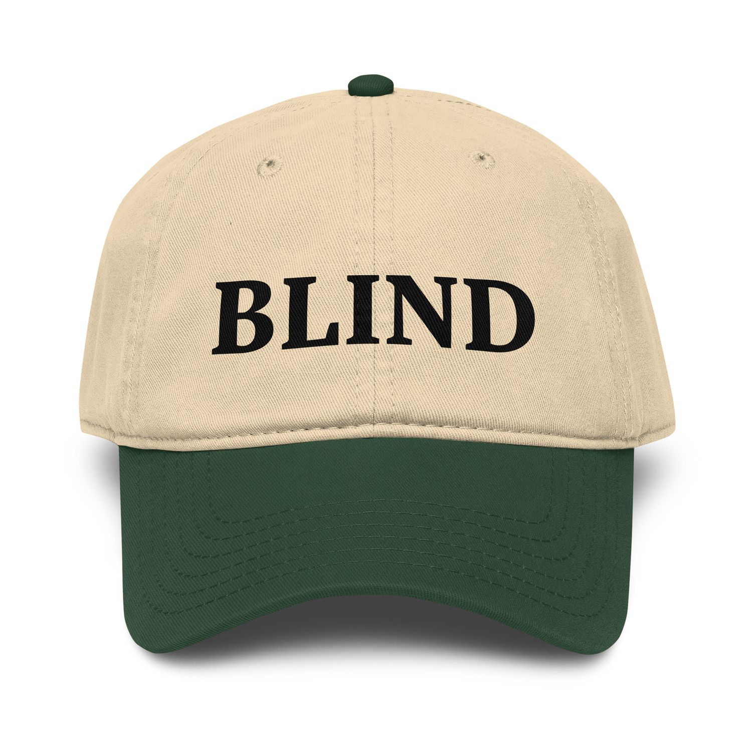 BLIND Baseball Cap – Awareness Cap (Light Colours)