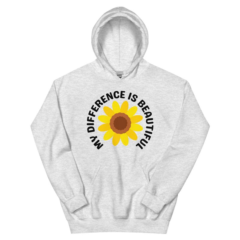 My Difference Is Beautiful Hoodie – Light Colours (Unisex S–5XL) My Difference Is Beautiful Hoodie – Light Colours (Unisex S–5XL)