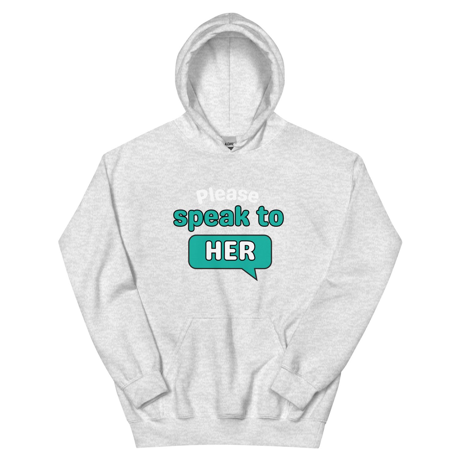 Say Hello to HER Disability Awareness Hoodie – Dark Colours (Unisex S–5XL)
