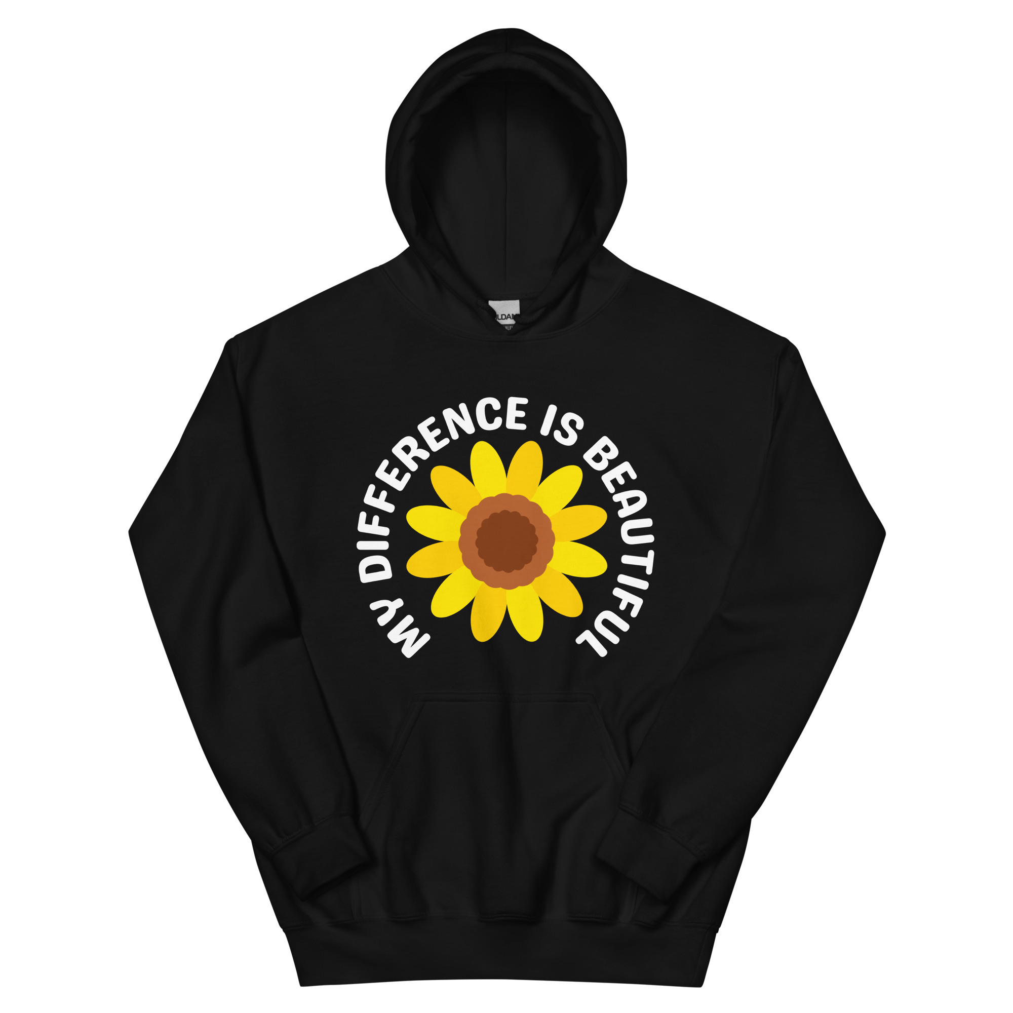 My Difference Is Beautiful Hoodie – Dark Colours (Unisex S–5XL)