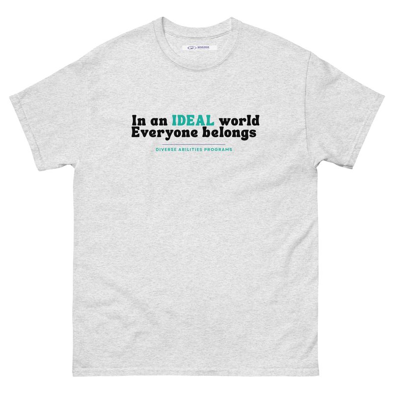 IDEAL Inclusion Tee – Light Colours (Unisex S–5XL) IDEAL Inclusion Tee – Light Colours (Unisex S–5XL)