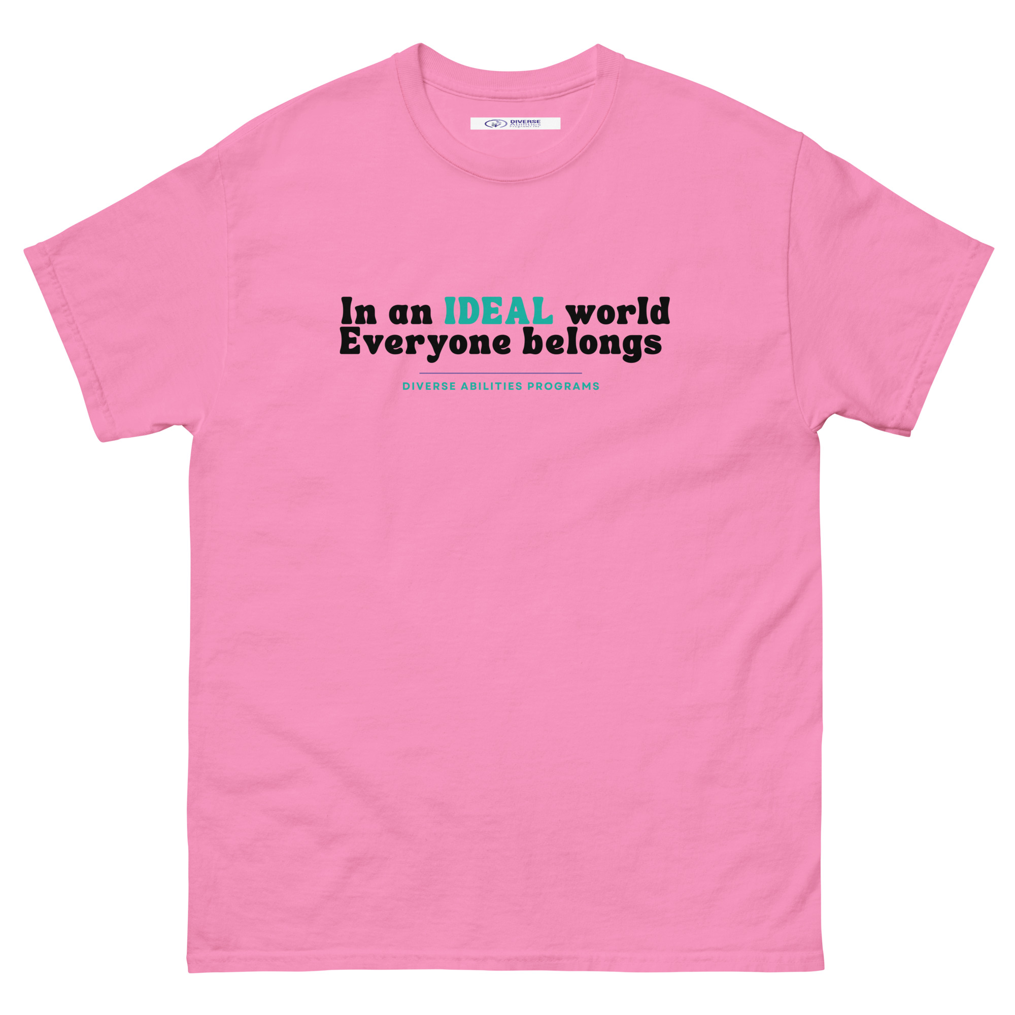 IDEAL Inclusion Tee – Light Colours (Unisex S–5XL)