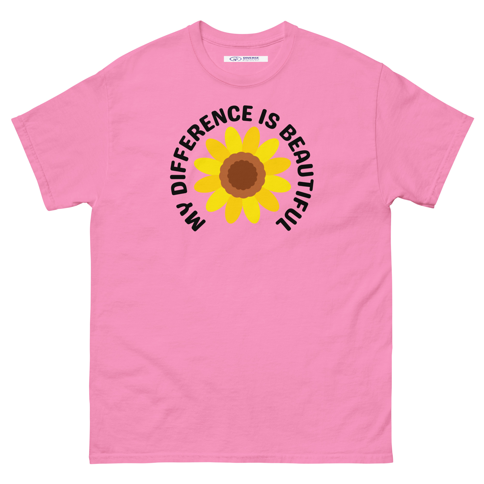 My Difference Is Beautiful White Tee – Disability Awareness Shirt Unisex