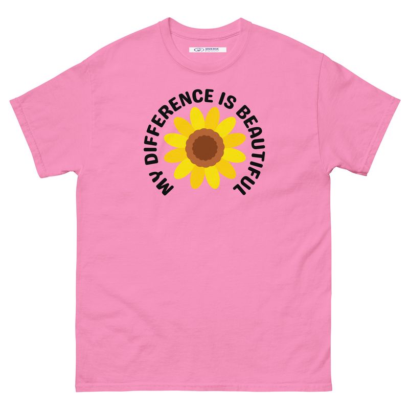 My Difference Is Beautiful White Tee – Disability Awareness Shirt Unisex My Difference Is Beautiful White Tee – Disability Awareness Shirt Unisex