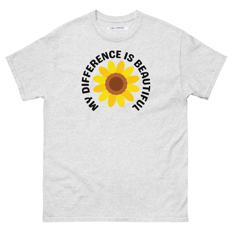 My Difference Is Beautiful White Tee – Disability Awareness Shirt Unisex My Difference Is Beautiful White Tee – Disability Awareness Shirt Unisex