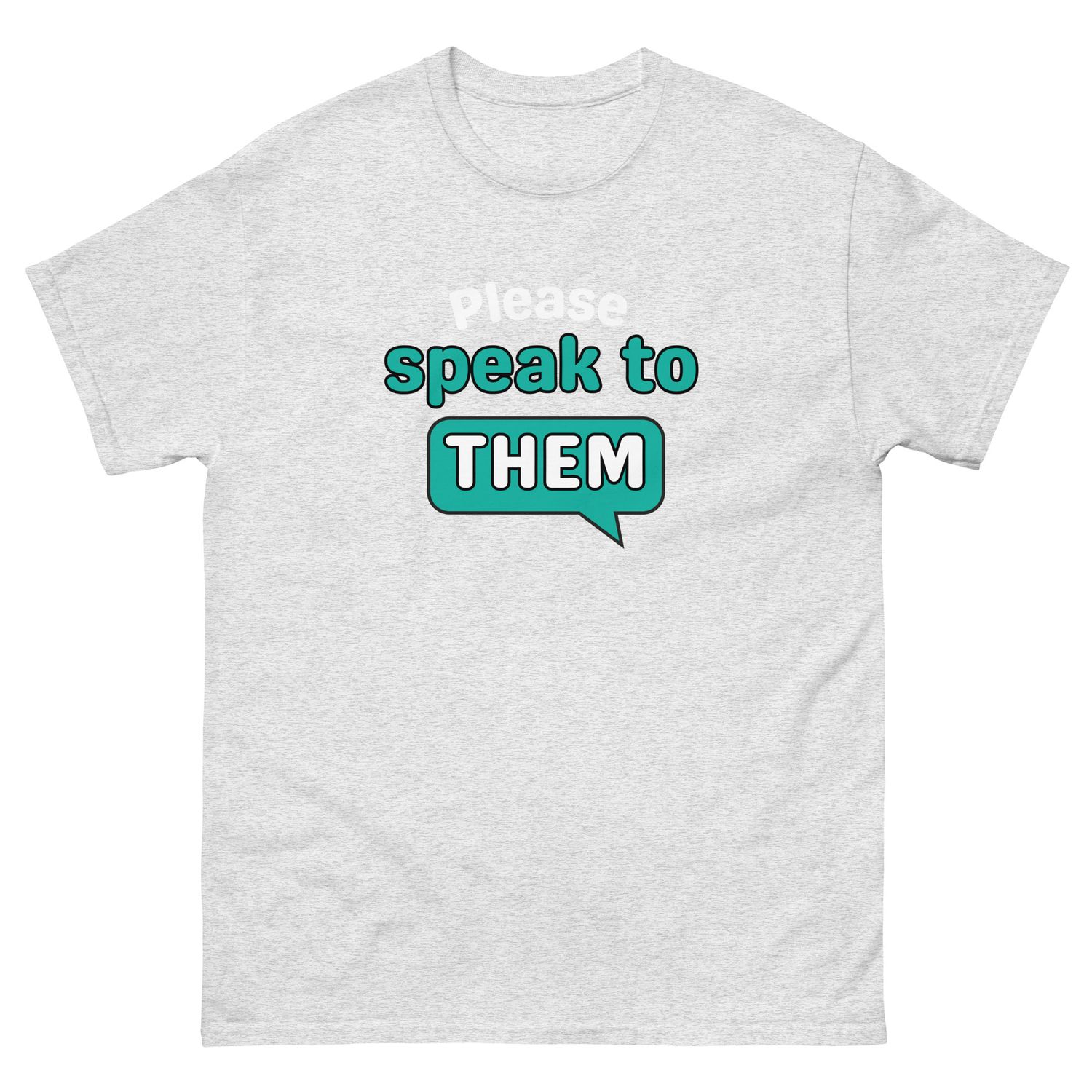 Please Say Hello to HIM – Inclusion Awareness Tee (Dark, Unisex S–5XL)