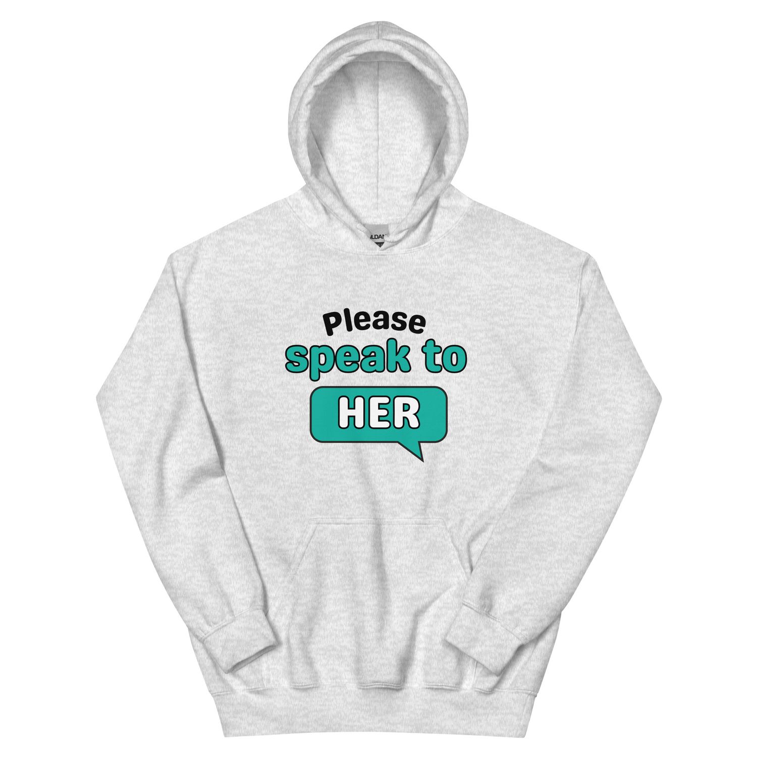 Say Hello to HER Disability Awareness Hoodie – Light Colours (Unisex S–5XL)