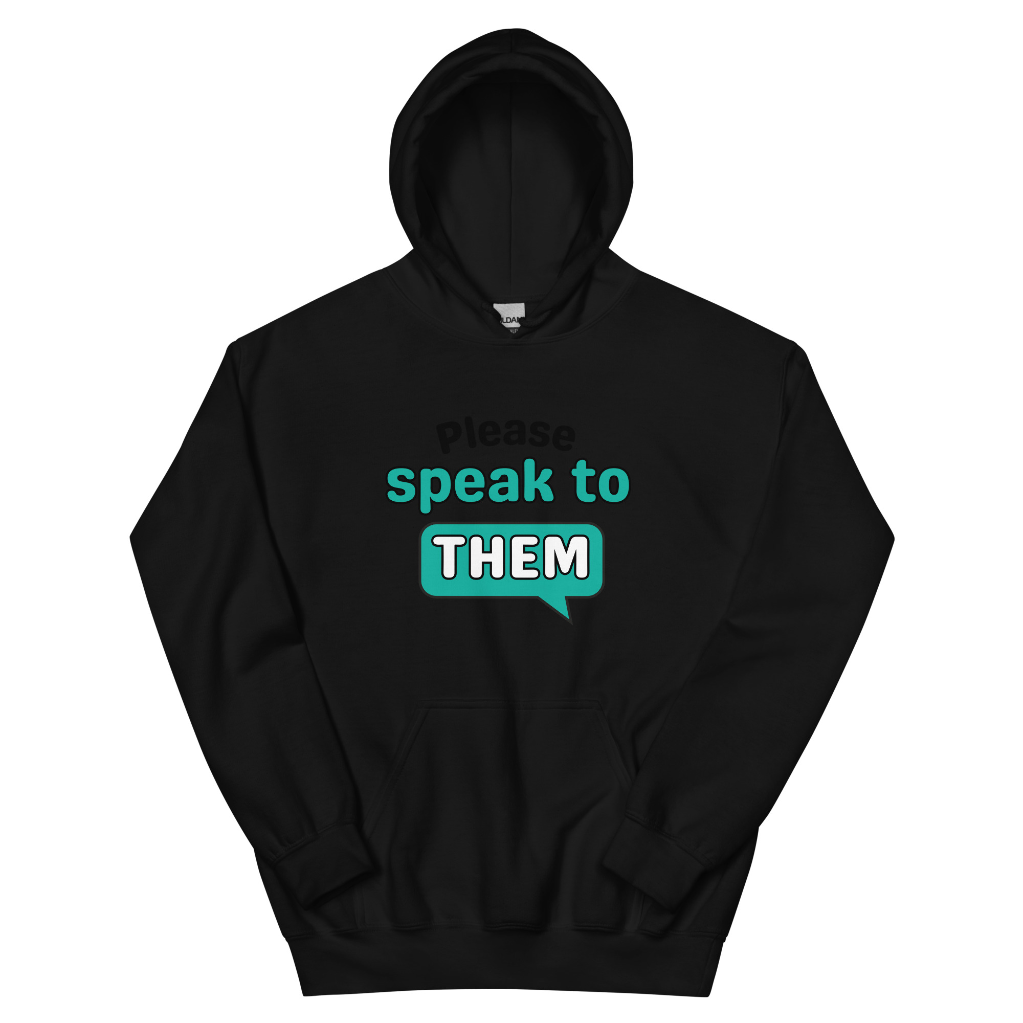 Say Hello to THEM Disability Awareness Hoodie – Light Colours (Unisex S–5XL)