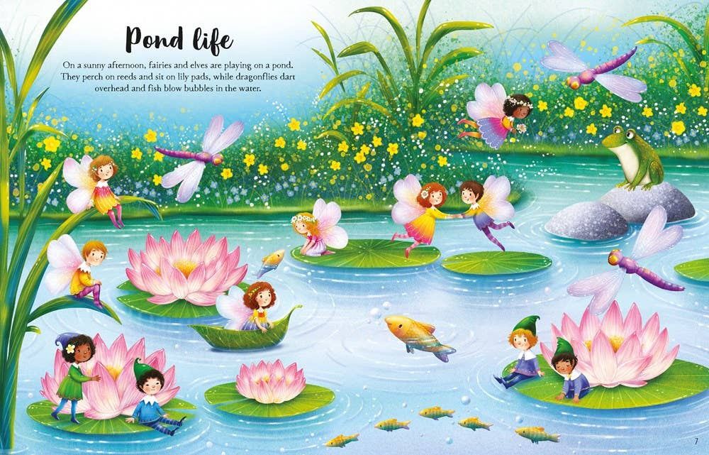 Fairies, Pixies and Elves Sticker Book : Usborne