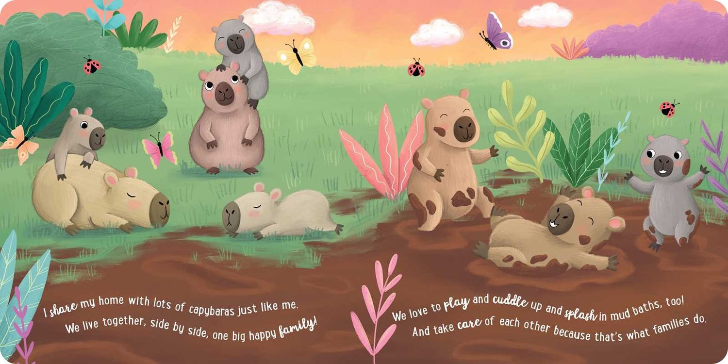 I Love Being a Capybara: Padded Board Book by Em Bruce