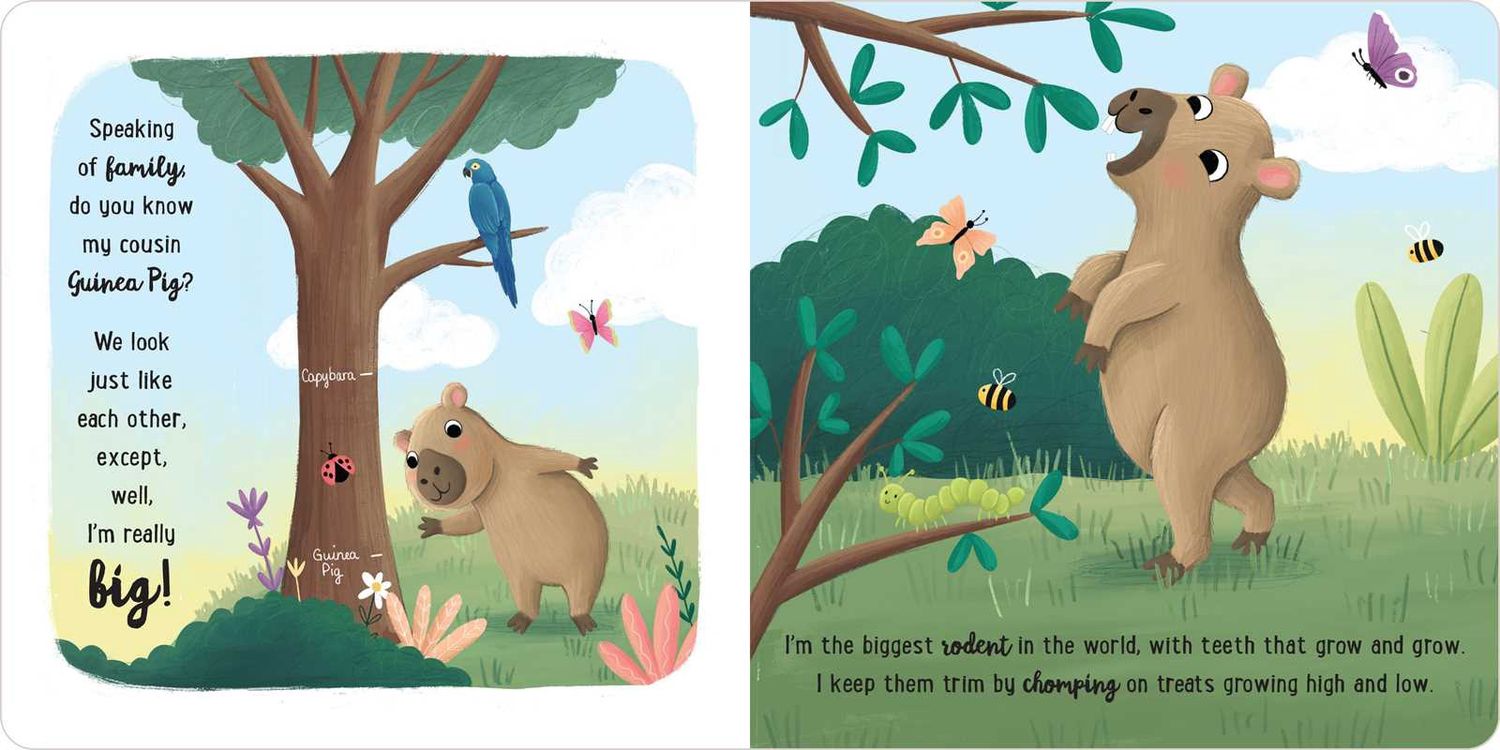 I Love Being a Capybara: Padded Board Book by Em Bruce